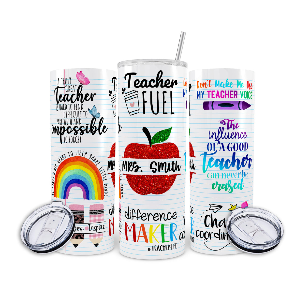 Teaching is a Work of Heart Custom YETI Tumbler – Sunny Box